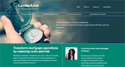 Desktop Screenshot of lenderlive.com